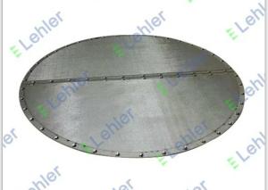 Buy cheap High Filtration Rate sintered mesh Internals , 5 Micron Ssintered mesh plate product