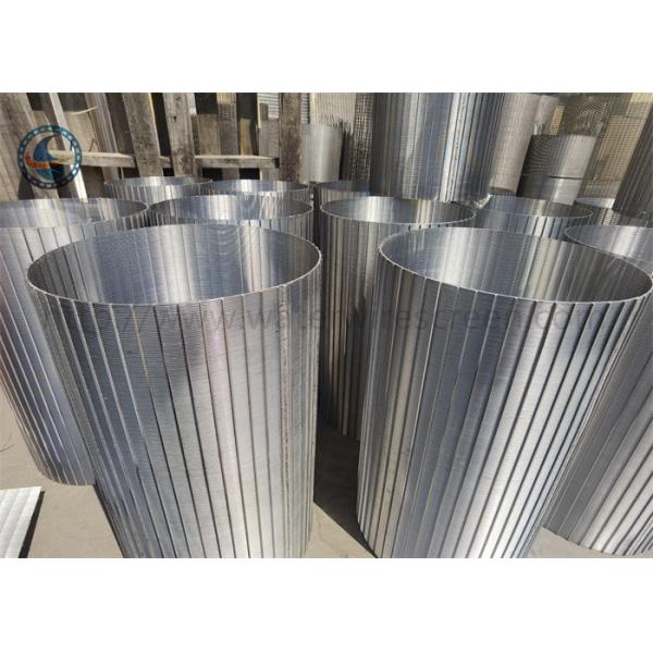 Ss 304 Filter Rotary Screen Drum Johnson Slot Screen Basket From Inside To Outside