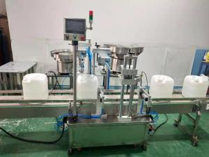 ODM Automatic Capping Machine For 25L Syrup Sugar Barrel Rinsing Filling