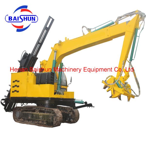 Quality Electrical Installing Hydraulic Digging Electric Concrete Pole Making Machine for sale
