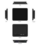 10.4 Inch Industrial Open Frame Touch Screen Monitor of 1024*768 Resolution