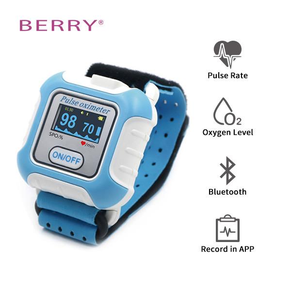 Quality 3.7V Batteries Wrist Based Pulse Oximeter Detect Sleep Quality for sale