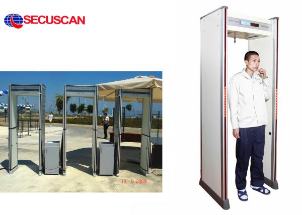 Quality Electronic Long Range Body Scanner Metal Detector Walk Through With Remote Controller for sale