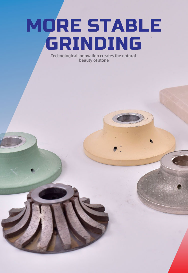 20-40mm Thickness Diamond CNC Profiling Wheel for Stone Profiling Applications