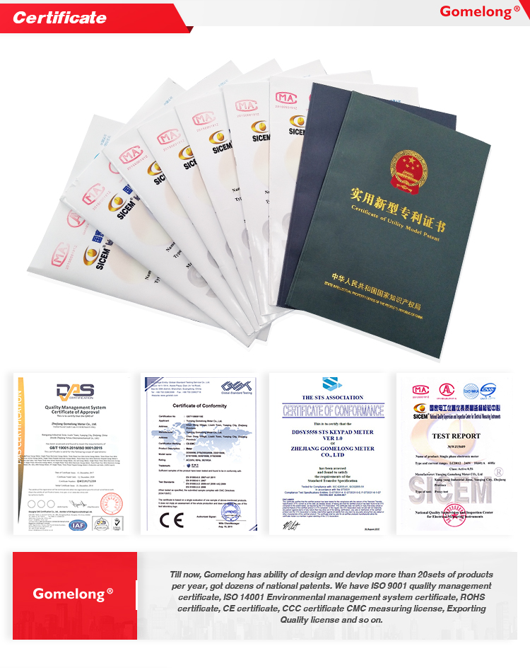 Hot Selling Good Quality Single Phase and Three Phase Electronic Energy Meter Prepaid IC Card