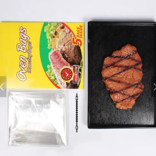Durable PET Turkey Oven Roasting Bag Food Grade Temperature Heat