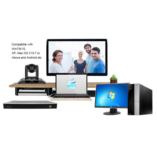 Fixed Focus 8.0MP Video Conferencing Solution Omnidirectional Bluetooth Speakerphone