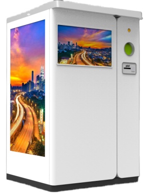 High-speed recycling 4G network and WIFI network real-time weight recognition plastic bottles glass bottles recycling machine