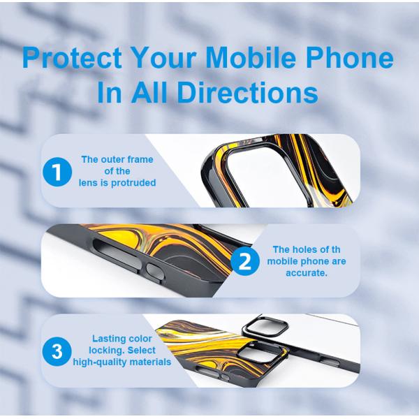 Customized Blank 2D TPU Sublimation Phone Cases Heat Press mobile Covers for 15