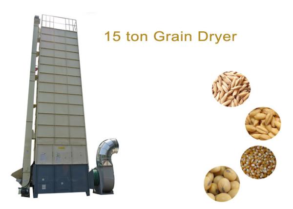 Quality 15 Ton Per Corn Batch Dryers , Recirculating Batch Dryer With Eight Groove / Thin Layer for sale