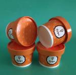 1oz To 32oz Disposable Ice Cream Cups With Lids , Paper Ice Cream Sundae Cups