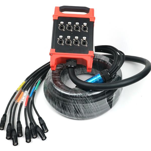 Quality 8 Channel 4x16A Multi-Channel Industrial Electric Signal Sockets with Retractable Cable Reel and CAT6 SF/UTP Network Cord for sale