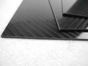 Matte 3K Twill / Plain 500*600mm Carbon Fiber Sheet 4mm Thickness