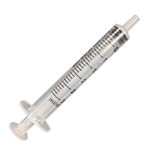 Quality PP 3ml Syringe Without Needle ISO13485 3 Ml Syringe No Needle for sale