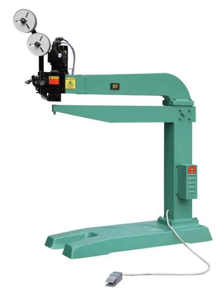 Quality 450kg Green Manual Carton Box Stitching Machine 7ply with Double Nails for sale