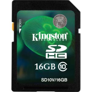 China Kingston 16GB SDHC Card Class 10 Price $5.5 on sale