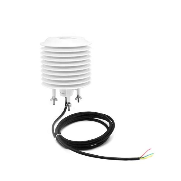 Aspirated Radiation Shield Weather Station for Atmospheric Temperature Humidity