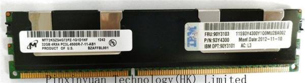 Quality 90Y3101 90Y3103 32GB (1x32GB) Server Memory Module PC3L-8500 RDIMM Memory IBM System X3850 X5 7143 for sale