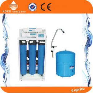 Buy cheap 20 Inch Blue Home Water Filtration System Reverse Osmosis Tank  With Digital Display / Iron Shelf product