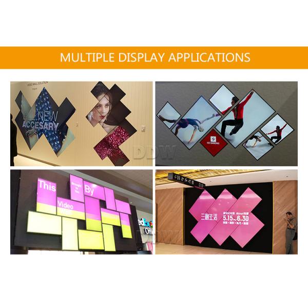 Factory products 49 inch 1.8mm ultra-narrow bezel floor standing lcd video wall 1080P HDMI  DP loop irregular video wall