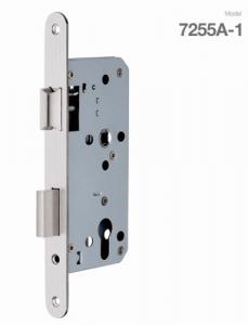 China SS Panel Backset Security Mortise Door Lock NP Finish on sale