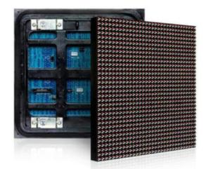 P10 DIP Double Sided LED Sign Display Panel With Special PCB Design