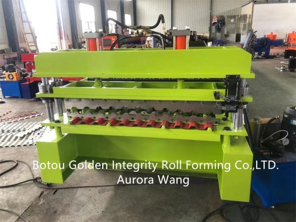 Quality IBR Metal Roofing Roll Former 380V 50HZ Shape Steel Structure for sale