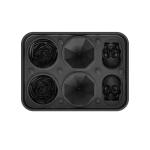 Creative Silicone Mold Rose Diamond Ball Release Flexible Silicone Ice Cube Tray
