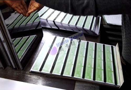 Slight Grain Finish Smart Card Material Used For Plastic Card Lamination