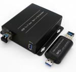 High speed USB3.0 to fiber extender,superspeed USB3.0 over fiber multiplexer