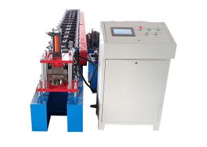 Buy cheap Galvanized Steel Shutter Door Frame Roll Forming Machine High Precision Cutter product