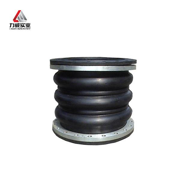Pressure Noise Reduction Three Sphere Flexible Rubber Joint With Corrosion