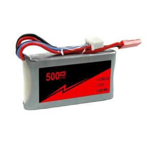 7.6V 65~130C 2s 500mah Lipo Battery FPV RC Drone Battery  High Voltage