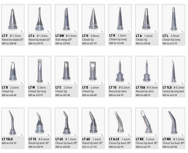 2.0mm Soldering Iron Bit Oxygen Free Copper LT 22CP For Weller Soldering Station