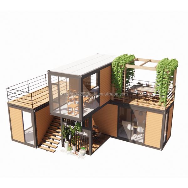 Modular Prefabricated Houses Made of Galvanized Steel Square Tubes for Office and Apartment