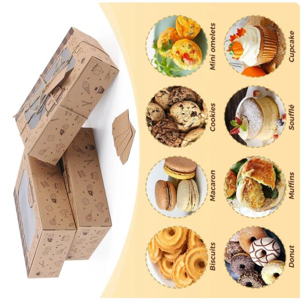 Acrylic Cake Dessert Box For Gift Custom Logo Square Clear Plastic Containers Mousse Cup