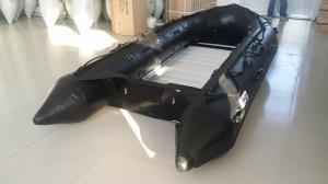 China 8 Person Black Long Military Inflatable Boat ,  Inflatable Speed Boat For Rescue on sale