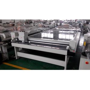 Buy cheap Flatbed Digital Cutter / Foam Cutting Machine Convenient Half Cut Set product