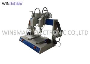 China 300W High Volume Dual Table Desktop Soldering Robot For LED PCB Welding on sale