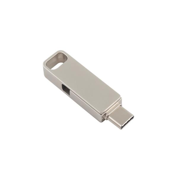 360 Degree Type C USB Flash Drive Mobile Phone Credit Card 3.0 USB Flash Drive