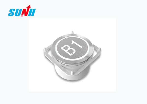 Quality DC 12V / 24V Elevator Push Button Round Shape 4 Lines Connection Port for sale