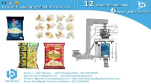 Popcorn 50g automatic weighing and pouch sealing packing machine