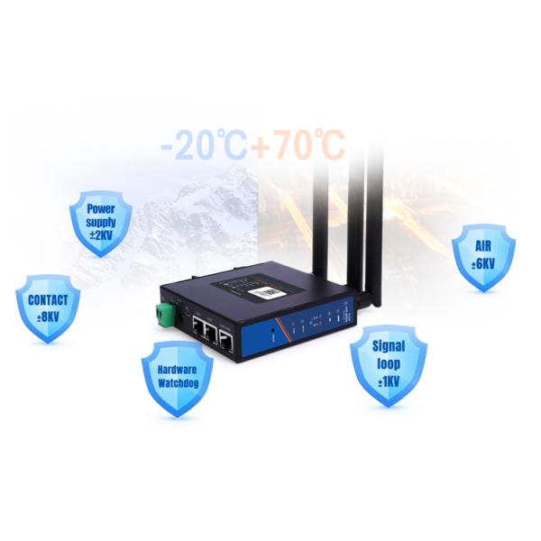USR-G806W-E Europe 2.4G WiFi Enhanced 2*2 MIMO, up to 300Mbps With Sim Card Slot 4g Industrial openVPN Router