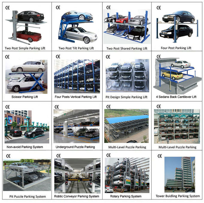 3 Car Parking Lift/Two Post Hydarulic Car Parking Lift/2 Post Car Lift/Parking Equipment/Simple Car Park