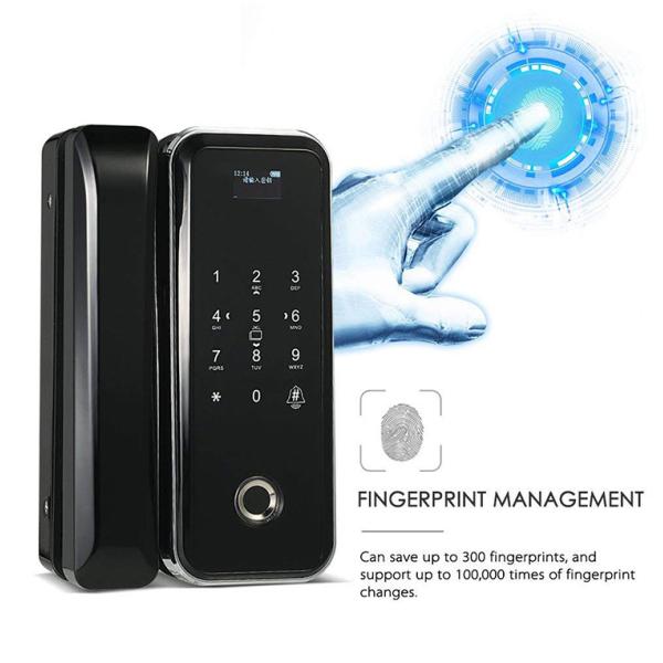 Keyless Sliding Glass Door Security Locks Electronic Intelligent