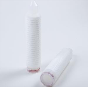 China 10 1.5μM Pharmaceutical Filter Cartridge Glass Fiber Pleated Filter Cartridge on sale