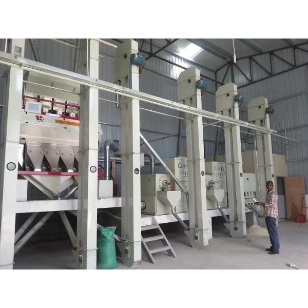 Small Combined Rice Mill Machine , Durable Maize Flour Milling Machine