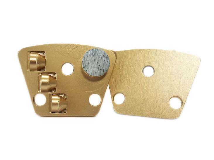 PCD Epoxy Removal Tools Trapezoid Shape Size Customized With 3 Segment