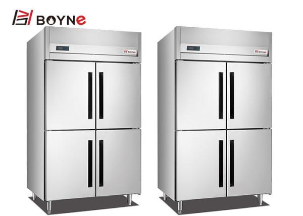 Quality Restaurant Refrigerator Cabinet Stainless Steel 4 Door Insert Freezer for sale