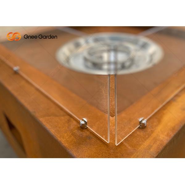 Outdoor Gas Heater Square Fire Pit Table Gas Fireplace